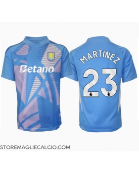 Aston Villa Emiliano Martinez #23 Portiere Maglia Gara Terza Repliche 2024-25 Maniche Corte